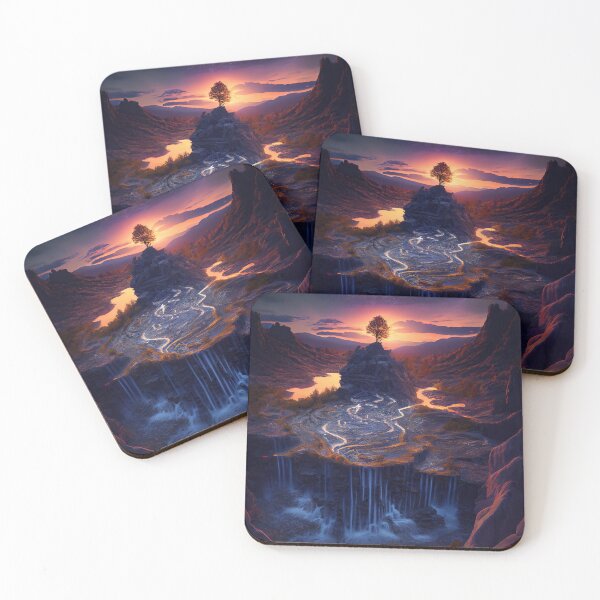 Item preview, Valley at Dusk designed and sold by OccultDreams.