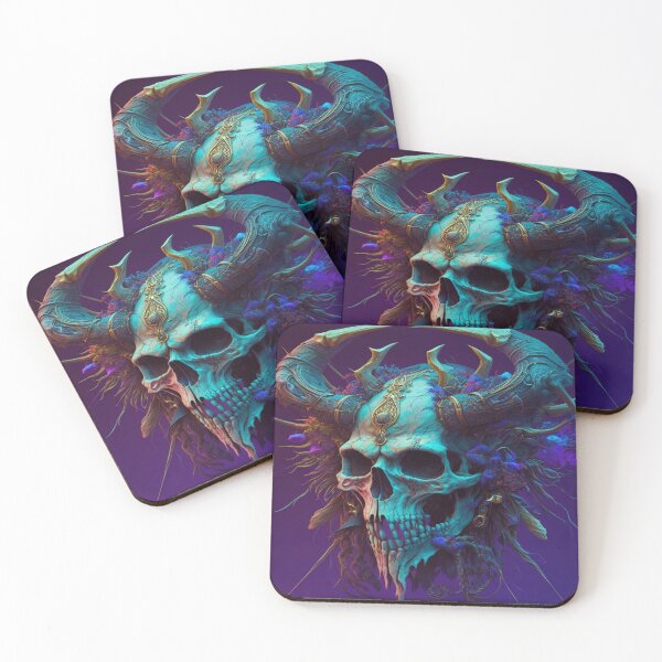 Item preview, Ornate Flayer Skull designed and sold by CosmicBee.