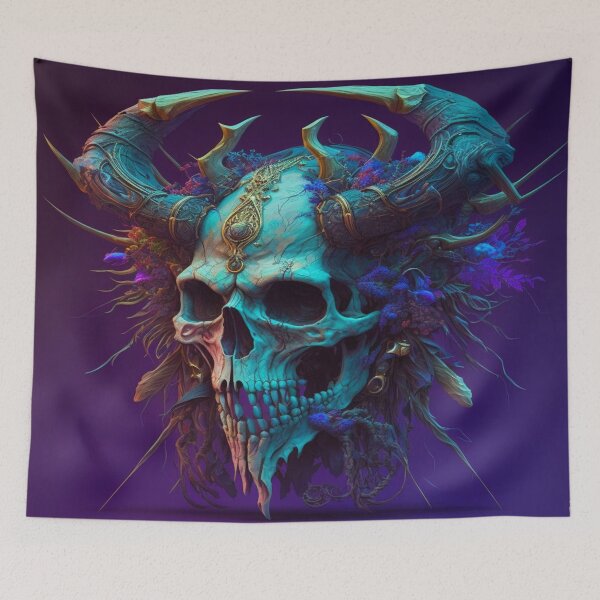 Item preview, Ornate Flayer Skull designed and sold by CosmicBee.