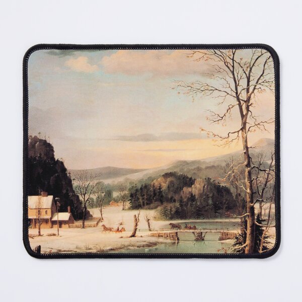 Item preview, Winter scenery - A Christmas Party by George Henry Durrie designed and sold by AR-shop.