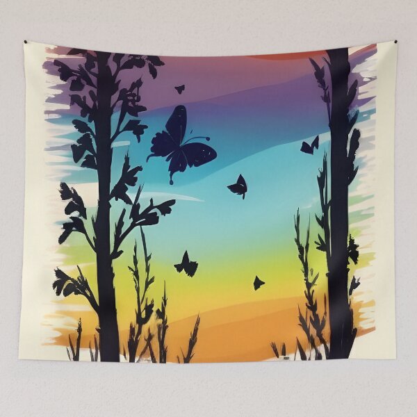 Item preview, Enhance Your Space with Our Beautiful Collection of Minimalist Butterfly Art Prints designed and sold by supeart.