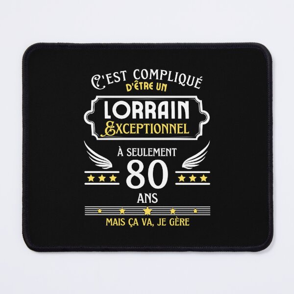 Item preview, Lorrain Man 80th Birthday gift designed and sold by RomualdGR.