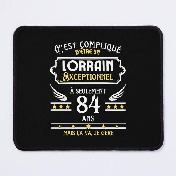 Item preview, Lorrain Man 84th Birthday gift designed and sold by RomualdGR.
