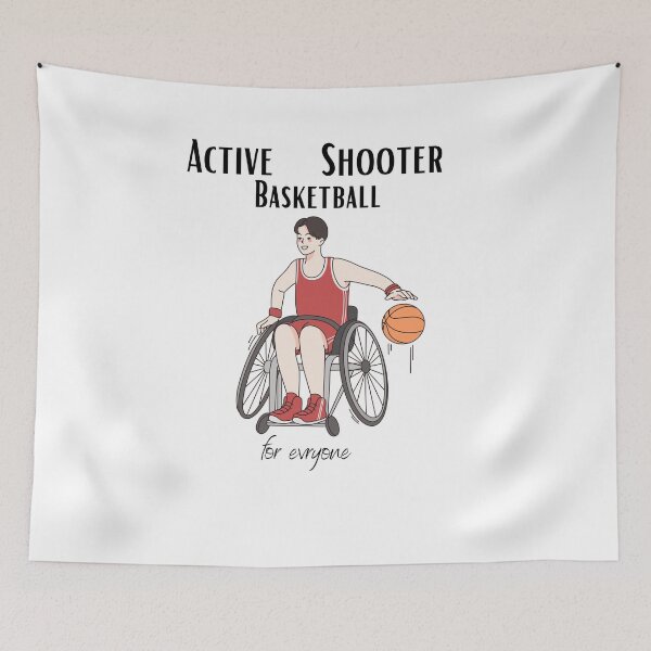 Item preview, Active Shooter Basketball designed and sold by elkingo.