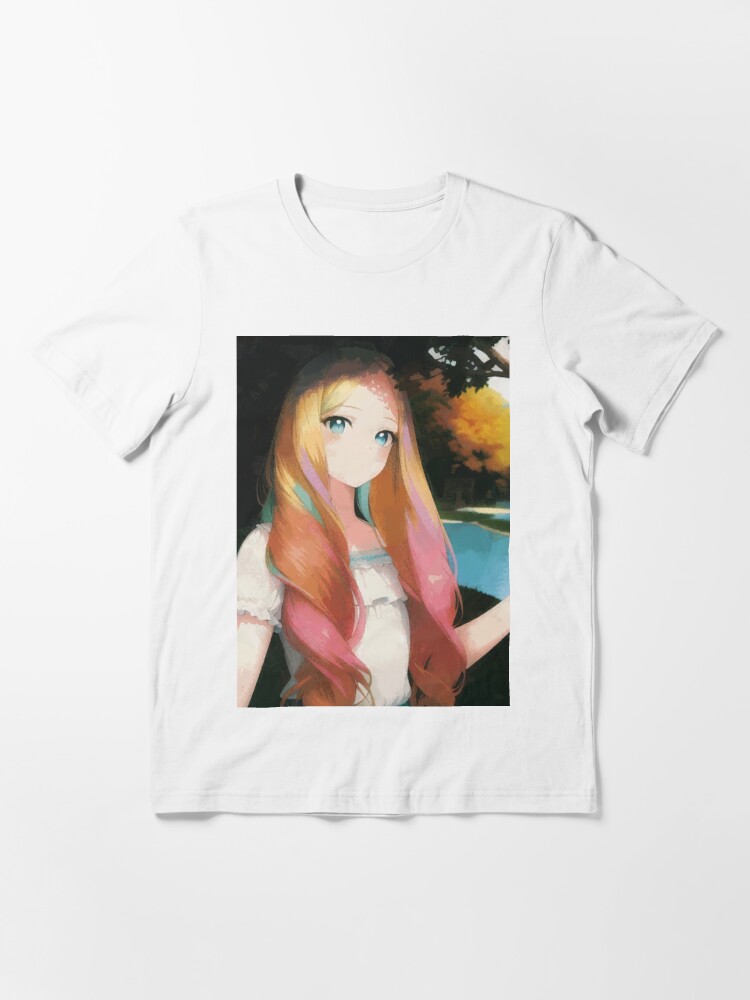 Cute anime girl profile Kids T-Shirt for Sale by emai-art