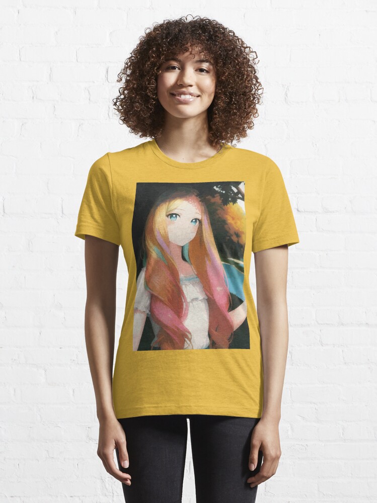 Cute anime girl profile Kids T-Shirt for Sale by emai-art