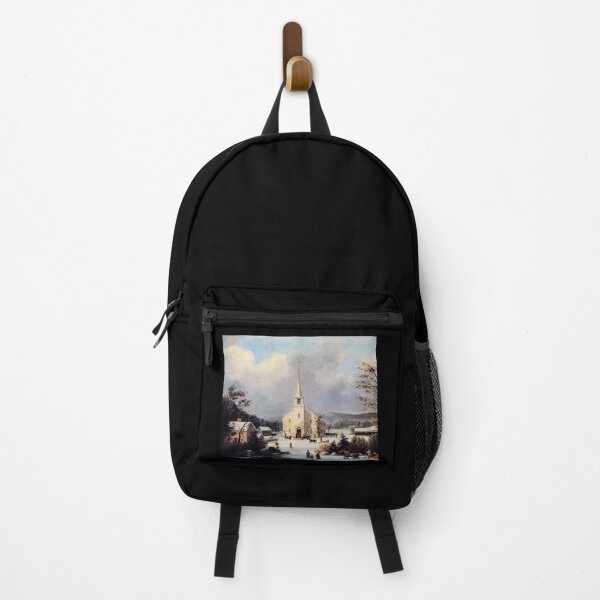 Item preview, Winter scenery -  Going to Church by George Henry Durrie designed and sold by AR-shop.