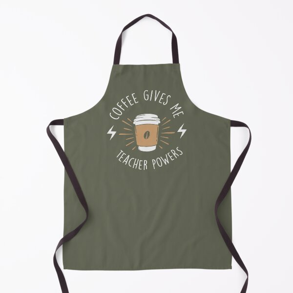 Item preview, Coffee Gives Me Teacher Powers - Funny Teacher designed and sold by S Cube Design.