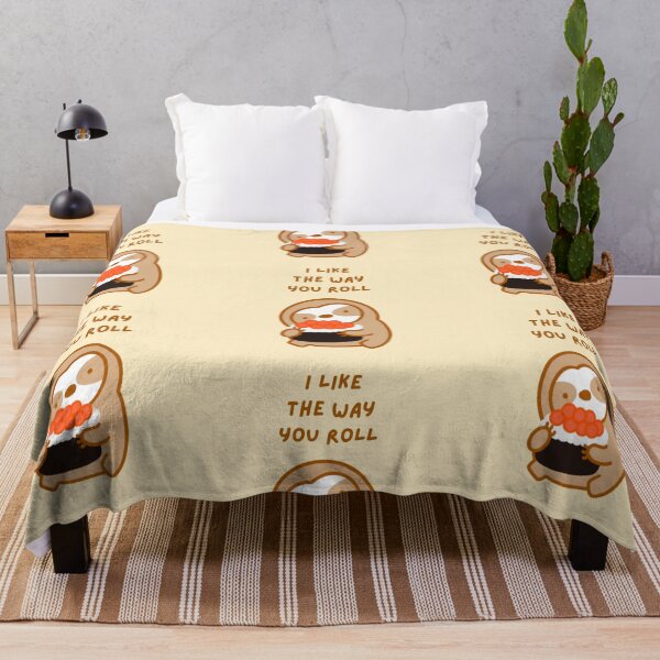 Item preview, I Like the Way You Roll Sushi Sloth designed and sold by theslothinme.