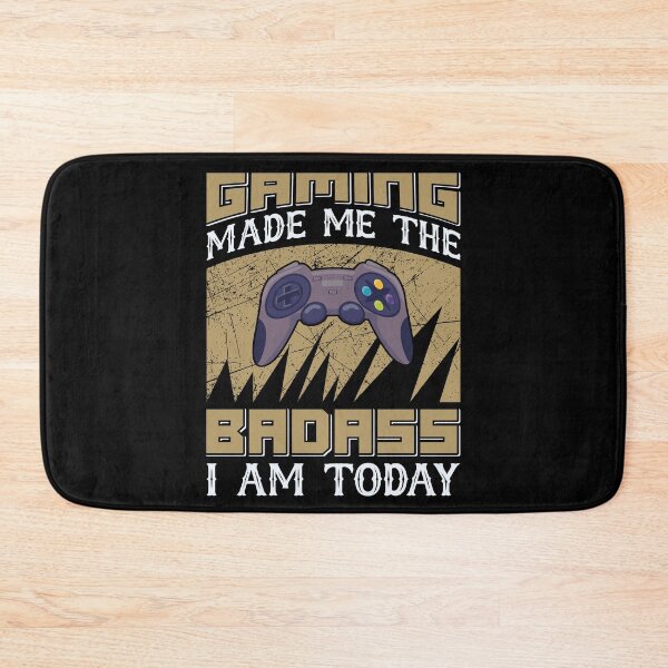 Item preview, Gaming made me the badass-gift idea for gamers designed and sold by BRtisticDesigns.