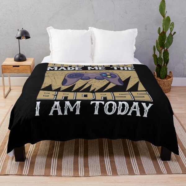 Item preview, Gaming made me the badass-gift idea for gamers designed and sold by BRtisticDesigns.
