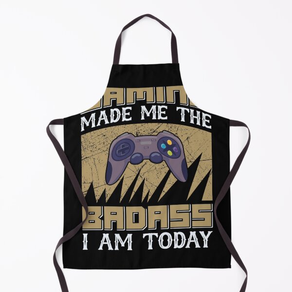 Item preview, Gaming made me the badass-gift idea for gamers designed and sold by BRtisticDesigns.