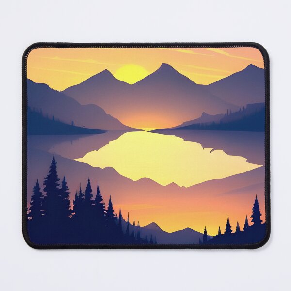 Item preview, Minimalist Landscape Sunrise View and Trees Prints: The Perfect Way to Enhance Your Space designed and sold by supeart.