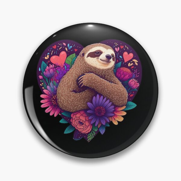 Item preview, Sloth Lovers Valentines Day, Sweet Sloth, Cute Sloth Anniversary Present, Colorful, St Valentines designed and sold by MorphicPrints.