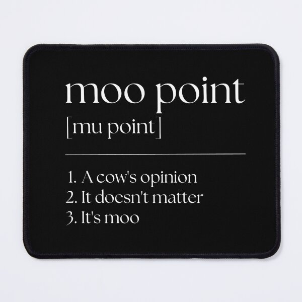 Item preview, A moo point designed and sold by art-and-sticker.