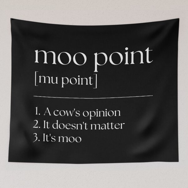 Item preview, A moo point designed and sold by art-and-sticker.