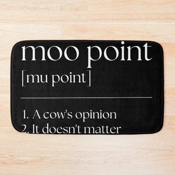 Item preview, A moo point designed and sold by art-and-sticker.
