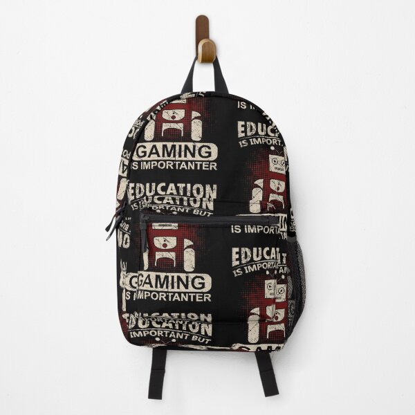 Item preview, Education is Important but Gaming is Importanter-gift for gamers designed and sold by BRtisticDesigns.
