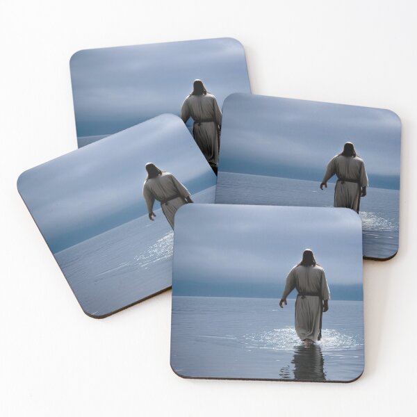 Item preview, Jesus walking on water designed and sold by ThroughHisGrace.