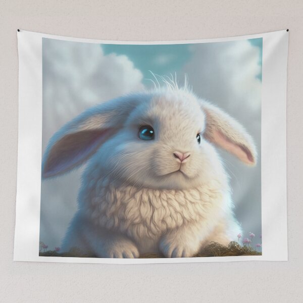 Item preview, Beautiful sweet fluffy bunny designed and sold by amazing1designs.