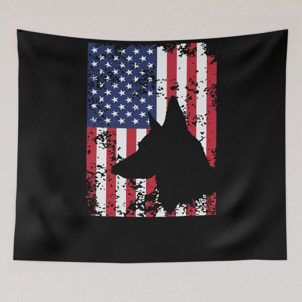 Item preview, Patriotic Police dog design gift for Dog Handler designed and sold by BRtisticDesigns.