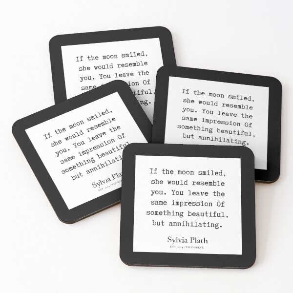 Item preview, 16   Sylvia Plath Quotes 190629   designed and sold by ArtilyStoress.