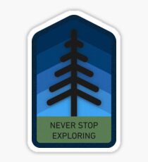 Never Stop Exploring Sticker