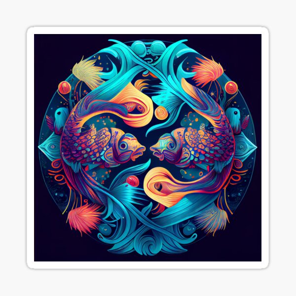 Item preview, Stylish Pisces Zodiac  designed and sold by UltraGraphics.