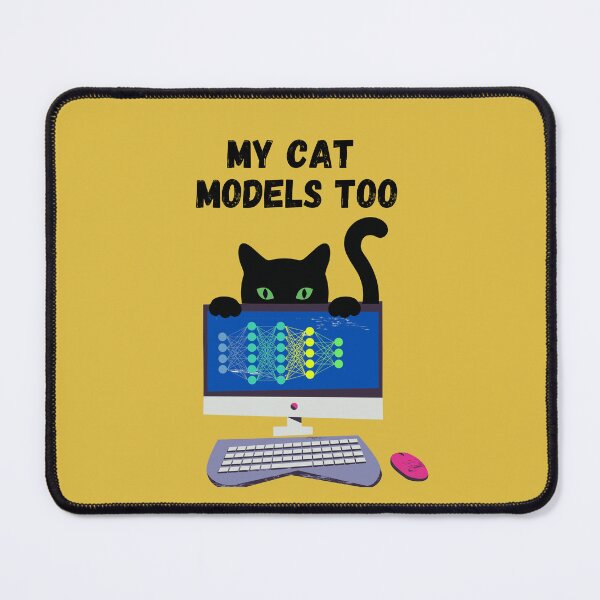 Item preview, My Cat Models too neural network funny design designed and sold by t1n3333.