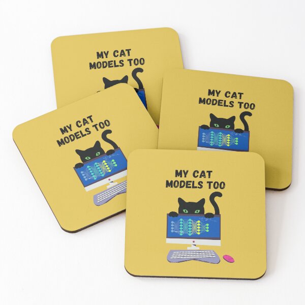 Item preview, My Cat Models too neural network funny design  designed and sold by t1n3333.