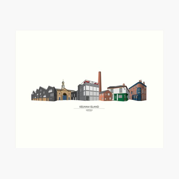 Item preview, Kelham Island Streetscene designed and sold by Kyle Emmerson.