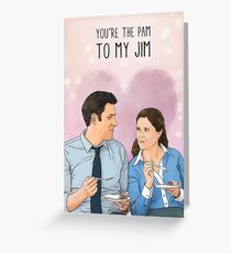 Das Büro - Du bist die Pam zu meinem Jim Grußkarte