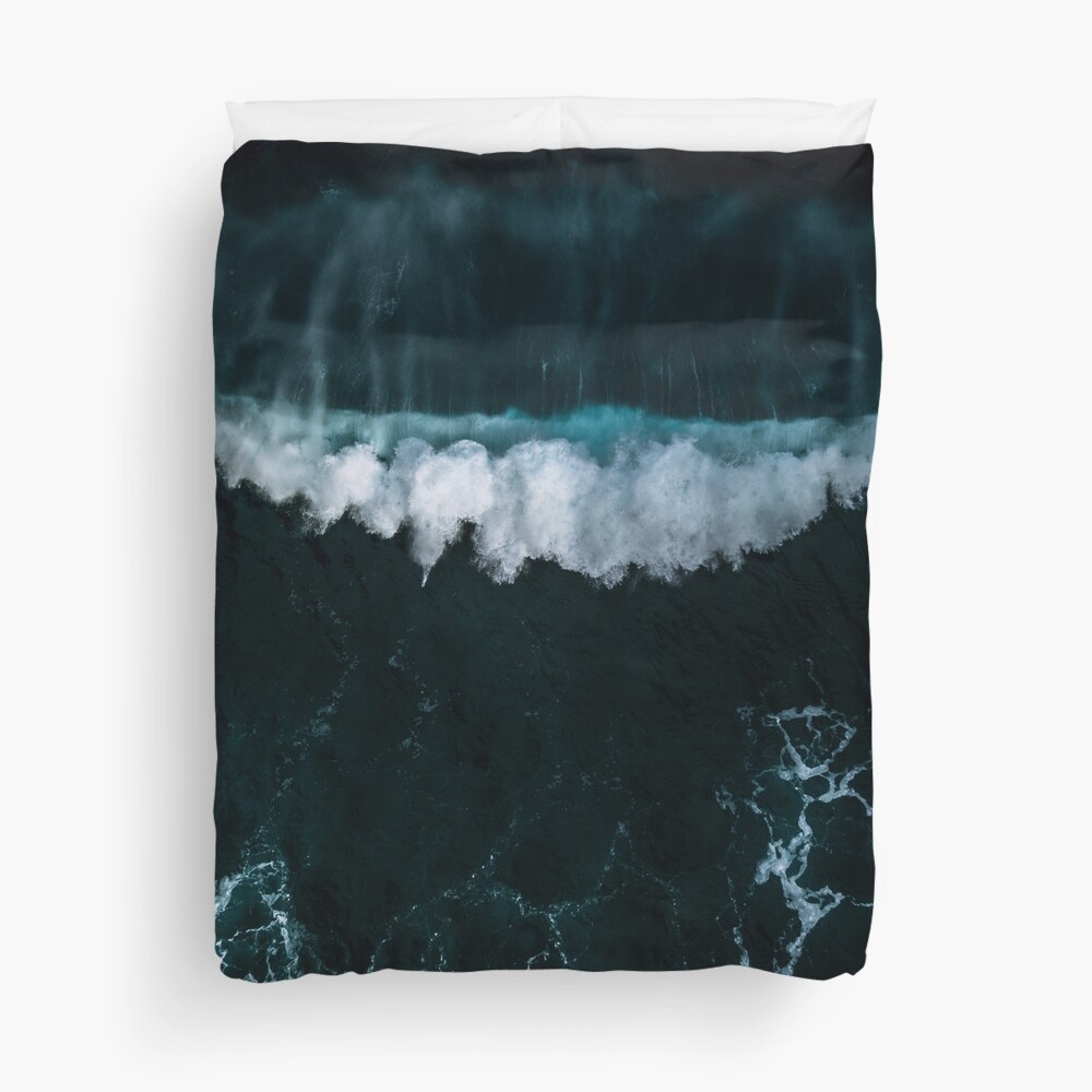 Wave in Motion - Ocean Photography Duvet Cover