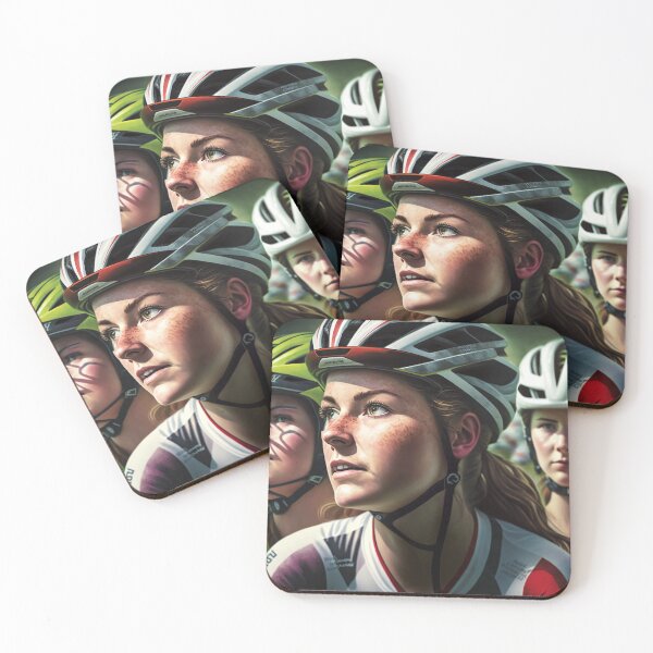 Item preview, Group of Female Cyclists #8 designed and sold by Helfrich Bicycles.
