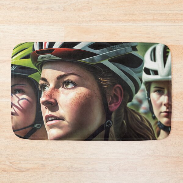 Item preview, Group of Female Cyclists #8 designed and sold by Helfrich Bicycles.
