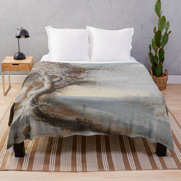 Item preview, Winter scenery - A winter landscape with woodcutter by Gijsbrecht Leytens designed and sold by AR-shop.