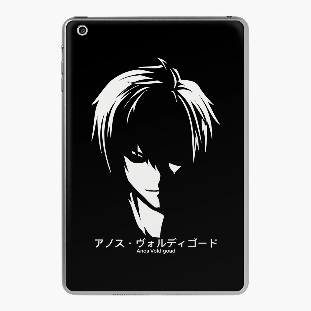 The Misfit of Demon King Academy II Maou Gakuin no Futekigousha Cool Black  and White Silhouette Anime Characters : Anos Voldigoad with His Japanese  Name in Kanji (Transparent) Kids T-Shirt for Sale