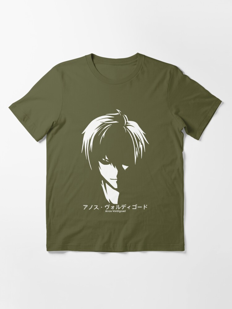 The Misfit of Demon King Academy II Maou Gakuin no Futekigousha Cool Black  and White Silhouette Anime Characters : Anos Voldigoad with His Japanese  Name in Kanji (Transparent) Kids T-Shirt for Sale