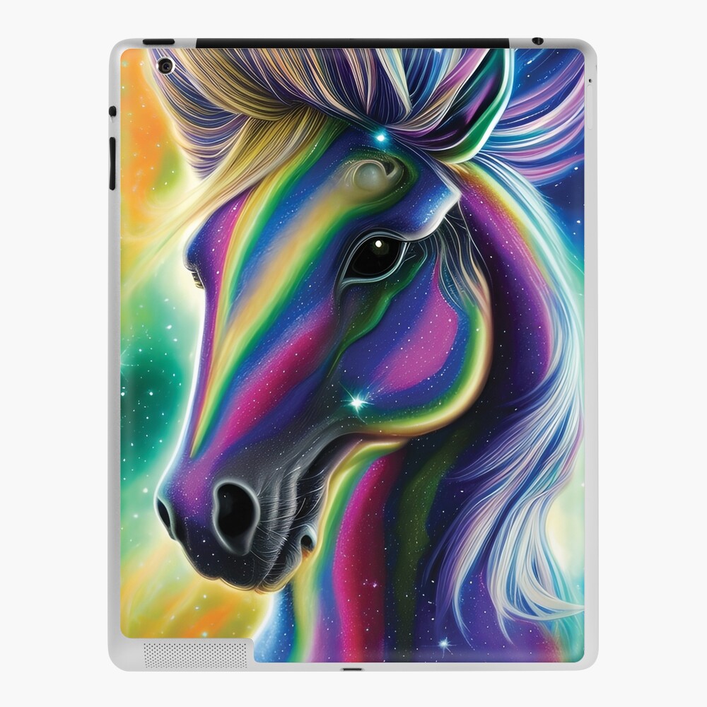 Learning Colors, Rainbow Horse with Glitter, Colorful horse