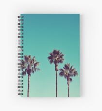 Cuaderno de espiral Palmeras de california