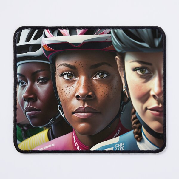 Item preview, Diverse Group of Female Cyclists #5 designed and sold by Helfrich Bicycles.