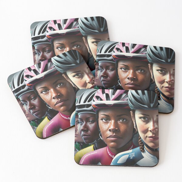 Item preview, Diverse Group of Female Cyclists #5 designed and sold by Helfrich Bicycles.