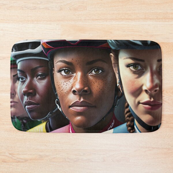 Item preview, Diverse Group of Female Cyclists #5 designed and sold by Helfrich Bicycles.