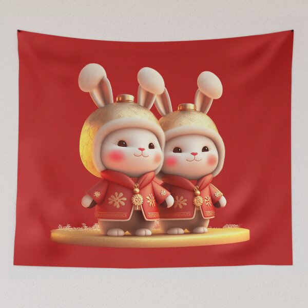 Item preview, Year of the rabbit 2023  designed and sold by PixelPerfectCo.