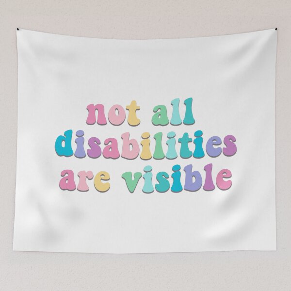 Item preview, Not all disabilities are visible designed and sold by Inclusemuse  Lifestyle.