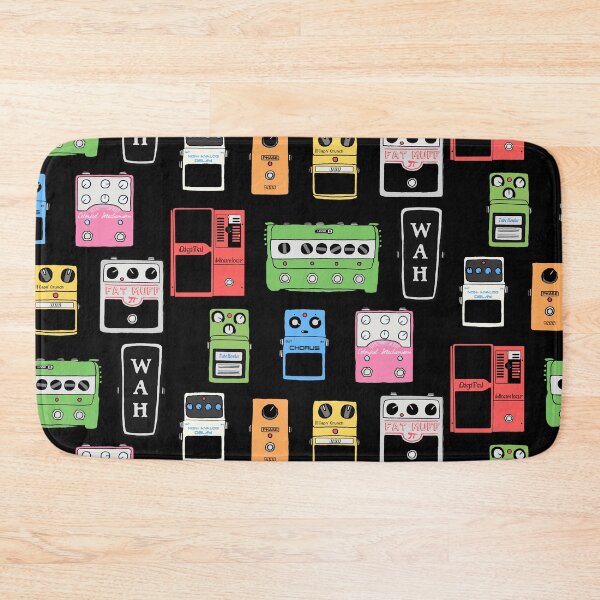 Item preview, GUITAR PEDALS Recording Studio Engineer Guitarist Gear Foot Effect Pedals Music Illustration Mug Sticker T-Shirt Etc... designed and sold by blueversion.