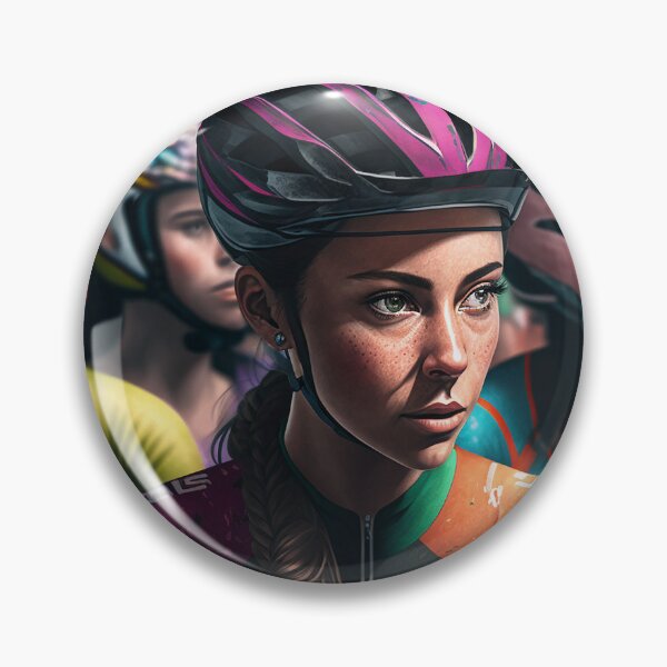 Item preview, Diverse Group of Female Cyclists #4 designed and sold by Helfrich Bicycles.