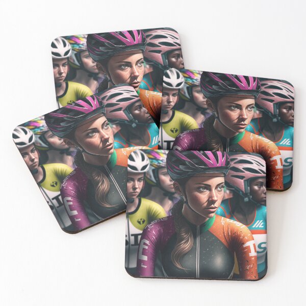 Item preview, Diverse Group of Female Cyclists #4 designed and sold by Helfrich Bicycles.