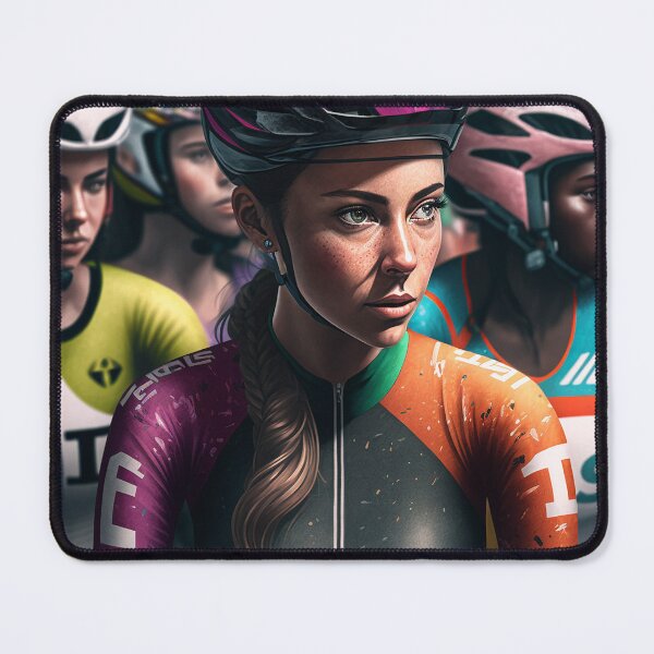 Item preview, Diverse Group of Female Cyclists #4 designed and sold by Helfrich Bicycles.
