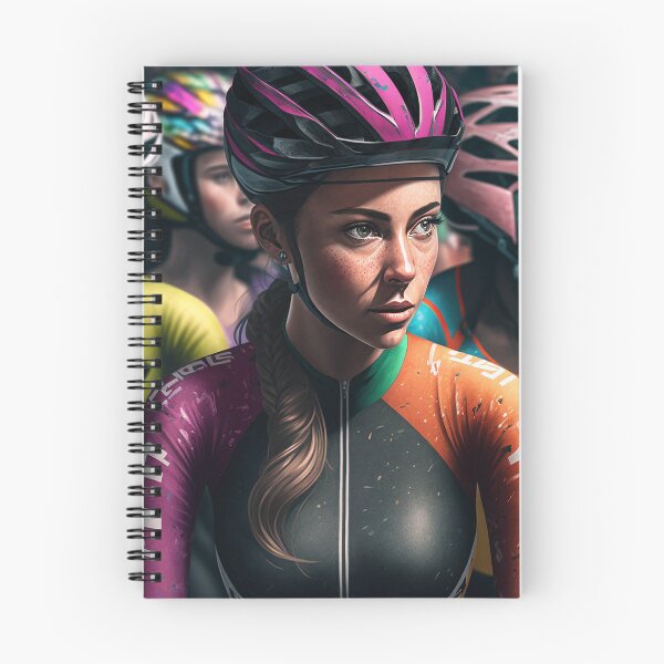 Item preview, Diverse Group of Female Cyclists #4 designed and sold by Helfrich Bicycles.